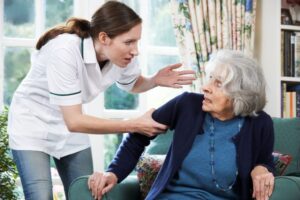 Nurse yelling at patient in need of a Nursing Home Abuse Lawyer Watkinsville GA